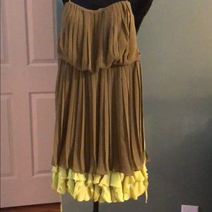 Jessica Simpson strapless dress